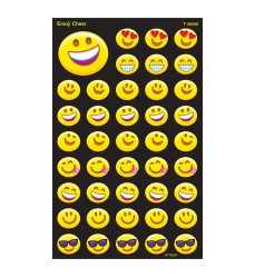 Emoji Cheer superShapes Stickers-Large, 336 ct