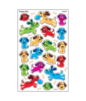 Puppy Pals superShapes Stickers-Large, 160 ct