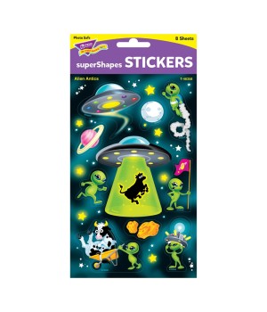 Alien Antics Large superShapes Stickers, 80 ct.