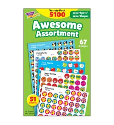 Awesome Assortment superSpots®/superShapes Variety Pack - 5100 ct