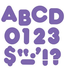 Purple 4" Casual Uppercase Ready Letters®