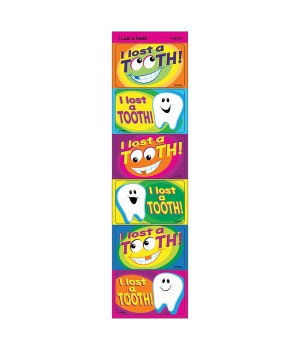 I Lost a Tooth Large Applause STICKERS®, 30 ct.