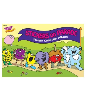 Stickers on Parade Sticker Collector Album, 16 Pages, 8.5" x 5.5"