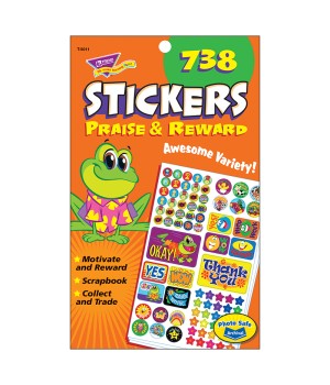 Praise & Reward Sticker Pad, 738 ct