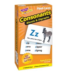 Consonants Skill Drill Flash Cards