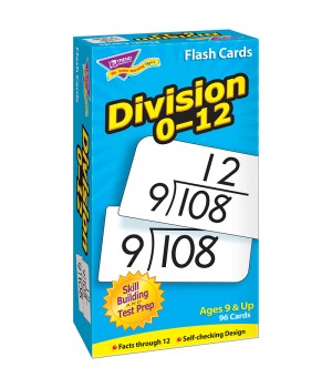 Division 0-12 Skill Drill Flash Cards