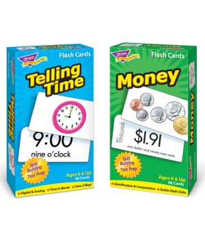 Time and Money Skill Drill Flash Cards Assortment