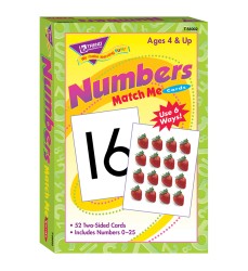 Numbers 0-25 Match Me® Cards