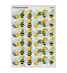 Buzzing Bumblebees Sparkle Stickers®, 72 ct