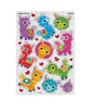 Llama Llove Sparkle Stickers®, 20 Count