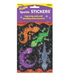 Shiny Lizards Large Sparkle Stickers®, 8 ct.