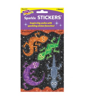 Shiny Lizards Large Sparkle Stickers®, 8 ct.