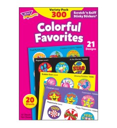 Colorful Favorites Stinky Stickers® Variety Pack, 300 ct