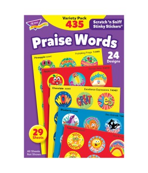 Praise Words Stinky Stickers® Variety Pack, 435 ct
