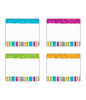 Color Harmony Stripes Terrific Labels Variety Pack, 36 Count