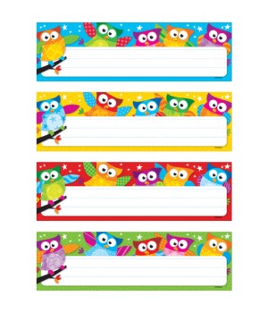 Owl-Stars!® Desk Toppers® Name Plates Var. Pk., 32 ct