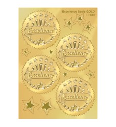 Excellence (Gold) Award Seals Stickers, 32 ct.