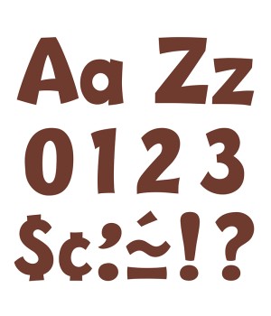 Chocolate 4" Playful Combo Ready Letters®