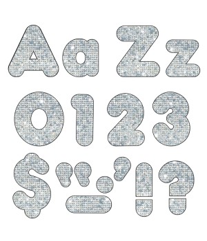 Silver Sparkle 4" Casual Combo Ready Letters®