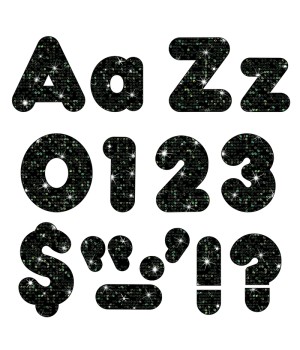 Black Sparkle 4" Casual Combo Ready Letters®