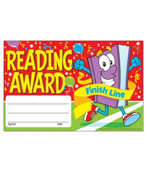Reading Award Finish Line Recognition Awards, 30 ct
