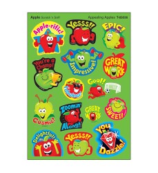 Appealing Apples/Apple Mixed Shapes Stinky Stickers®, 60 Count