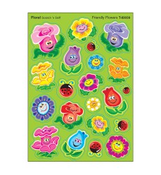 Friendly Flowers/Floral Mixed Shapes Stinky Stickers®, 84 Count