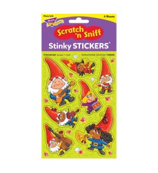 Instrumental Gnomes/Cinnamon Mixed Shapes Stinky Stickers®, 28 ct.