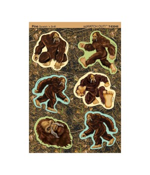 sqWATCH OUT!/Pine Mixed Shapes Stinky Stickers®, 24 ct.