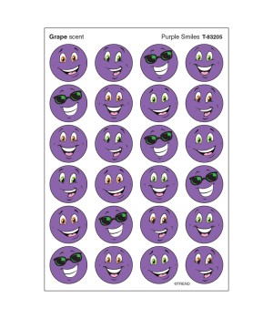 Purple Smiles/Grape Stinky Stickers®, 96 ct.