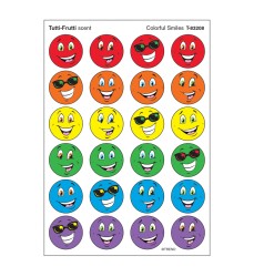 Colorful Smiles/Tutti-Frutti Stinky Stickers®, 96 ct.