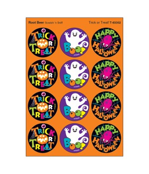 Trick or Treat!/Root Beer Stinky Stickers®, 48 Count