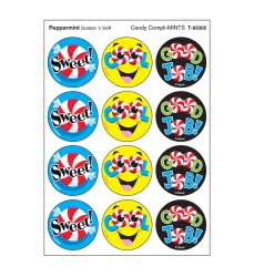 Candy Compli-MINTS/Peppermint Stinky Stickers®, 48 Count