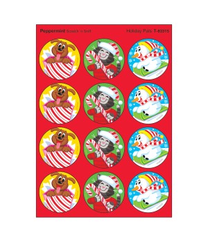 Holiday Pals/Peppermint Stinky Stickers®, 48 Count