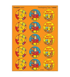Thanksgiving Time/Pumpkin Stinky Stickers®, 60 ct.