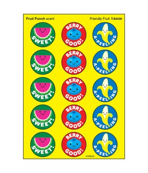 Friendly Fruit/Fruit Punch Stinky Stickers®, 60 ct.