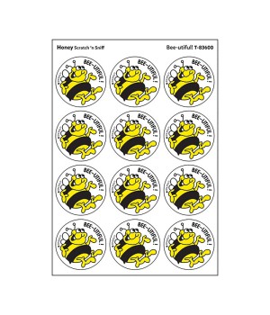 Bee-utiful!/Honey Scented Stickers, Pack of 24