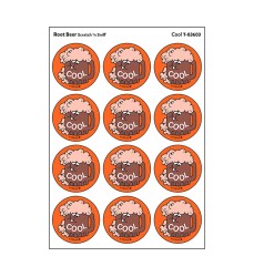 Cool/Root Beer Scented Stickers, Pack of 24
