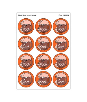 Cool/Root Beer Scented Stickers, Pack of 24