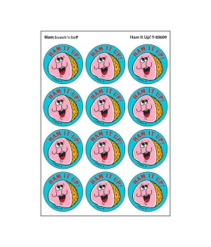 Ham It Up!/Ham Scented Stickers, Pack of 24