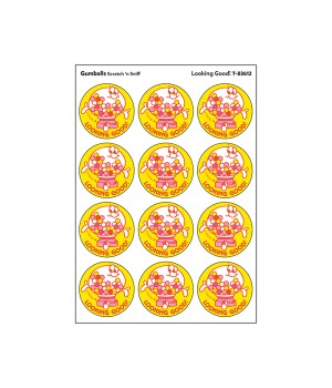 Looking Good!/Gumballs Scented Stickers, Pack of 24