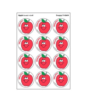 Snappy!/Apple Scented Stickers, Pack of 24
