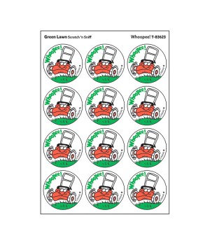 Whoopee!/Green Lawn Scented Stickers, Pack of 24
