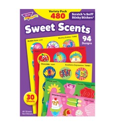 Sweet Scents Stinky Stickers® Variety Pack, 480 ct