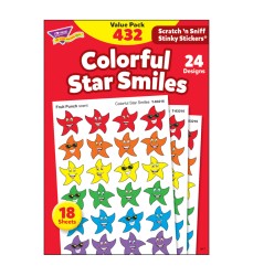 Colorful Star Smiles Stinky Stickers® Variety Pack, 432 ct
