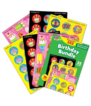 Birthday Bundle Stinky Stickers® Variety Pack, 252 Ct