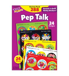 Pep Talk Stinky Stickers® Variety Pack, 288 Count