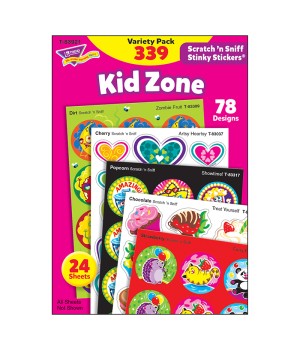 Kid Zone Stinky Stickers® Variety Pack, 339 Count