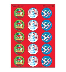 Christmas/Peppermint Stinky Stickers®, 60 ct.