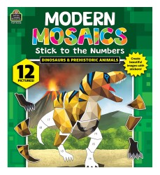 Dinosaurs Modern Mosaics Stick to the Numbers
